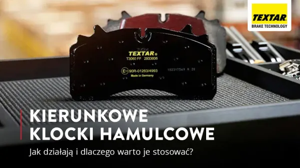 Kierunkowe klocki hamulcowe - technologia i działanie.