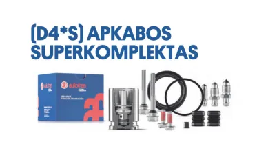 Remonto rinkinys su įvairiomis detalėmis ir Aufofren pakuote.
