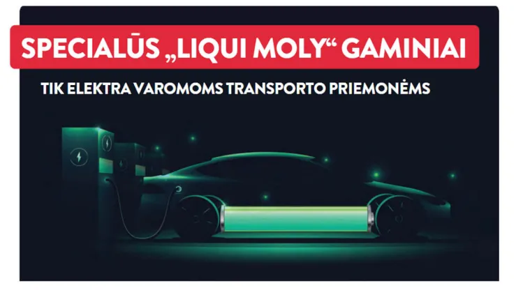 Specialūs „Liqui Moly“ gaminiai elektromobiliams ir hibridiniams automobiliams „Liqui Moly“ gaminiai elektromobiliams ir hibridiniams automobiliams