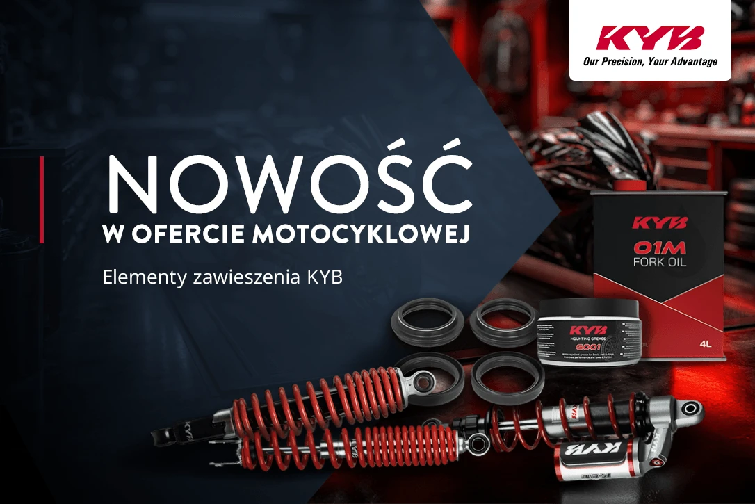 Nowość w ofercie motocyklowej – produkty marki KYB