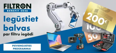 Pērc FILTRON un WIX FILTER filtrus un laimē!