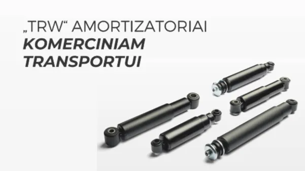 TRW amortizatoriai komerciniam transportui