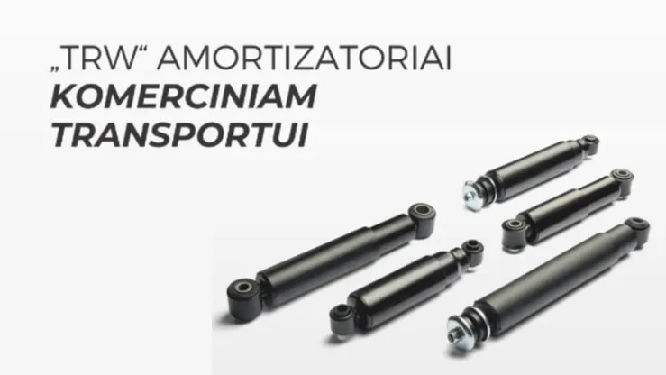 TRW amortizatoriai komerciniam transportui. TRW amortizatoriai komerciniam transportui