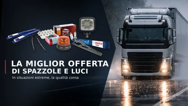 Luci e spazzole tergi sono importanti quando si viaggia