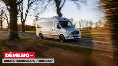 Dėmesio – gresia tachografų „trombas“: nauji reikalavimai nuo 2026 metų
