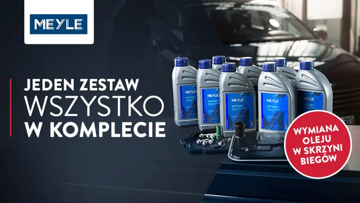 Zestaw do wymiany oleju MEYLE z butelkami i akcesoriami do procedury