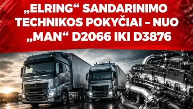 „Elring“ sandarinimo technikos sprendimai „Man“ varikliams – nuo D2066 iki D3876