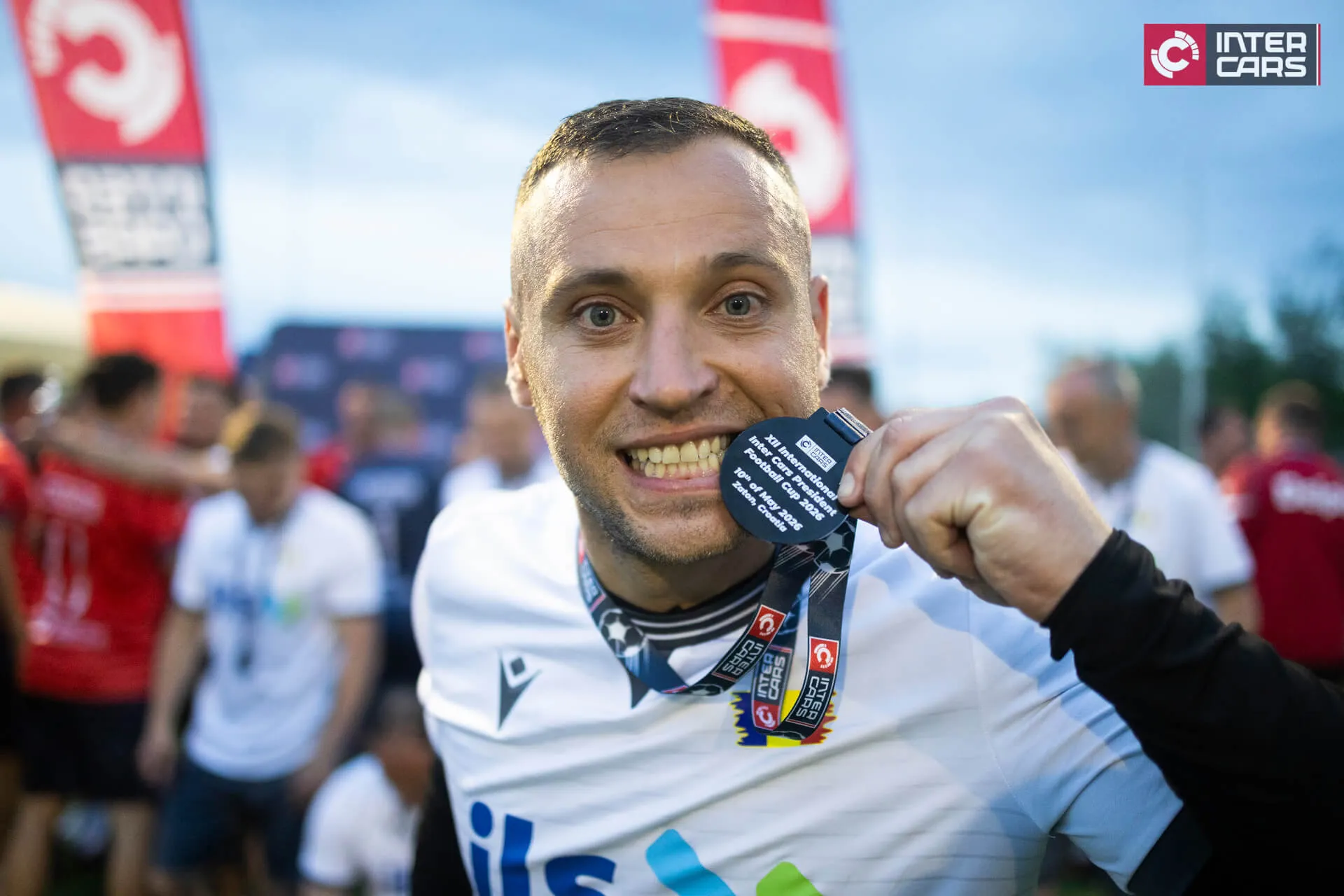 Pobjednik s medaljom na sportskom događaju