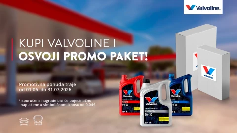 Valvoline pomotivna ponuda ulja (01.06.-31.07.2026.)