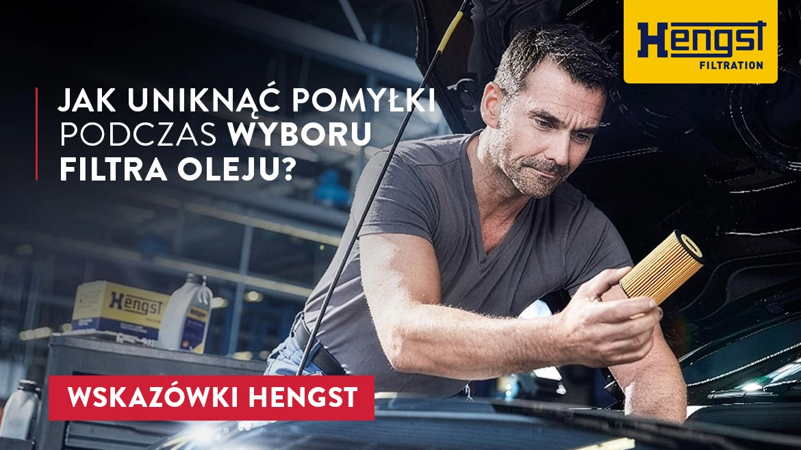 Wybór odpowiednich końcówek filtrów oleju Mechanik trzymający filtr oleju podczas naprawy samochodu, z poradami, jak unikać błędów przy wyborze filtra oleju.