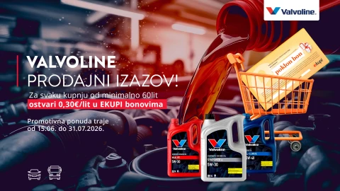 Valvoline promotivna ponuda (15.06.-31.07.2026.)