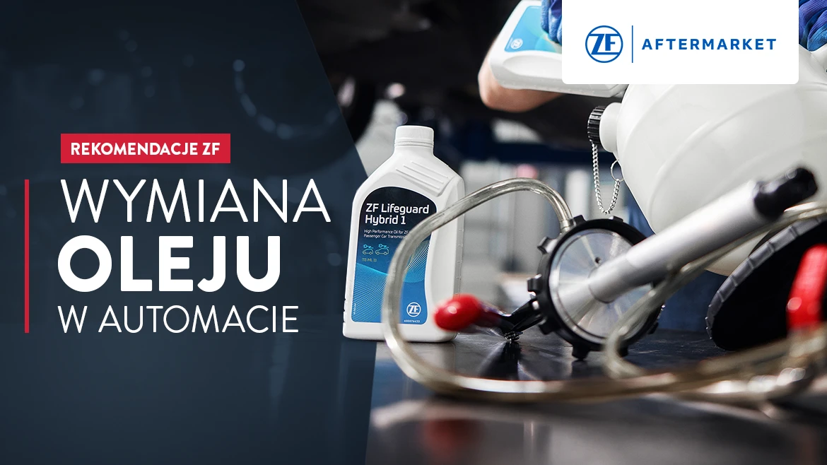 Mechanik przeprowadzjący wymianę olje w skrzyni biegów