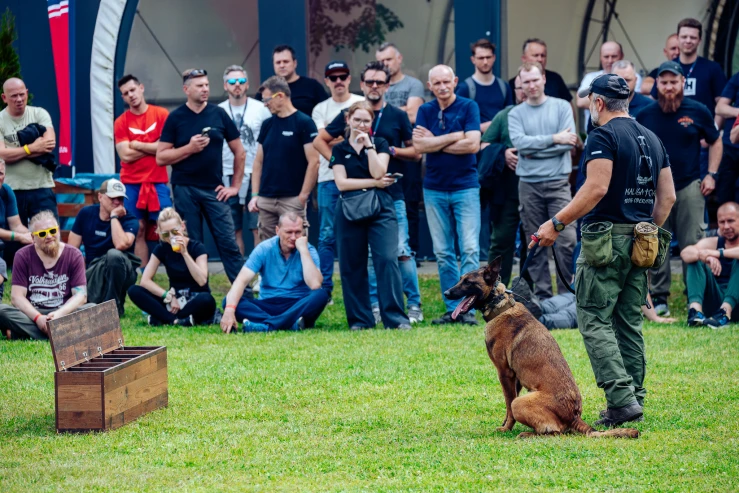 Pokaz psów wojskowych Sympozjum Specjalistów 2026 Pabianice