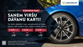 Michelin akcijas uzvarētāji 2026