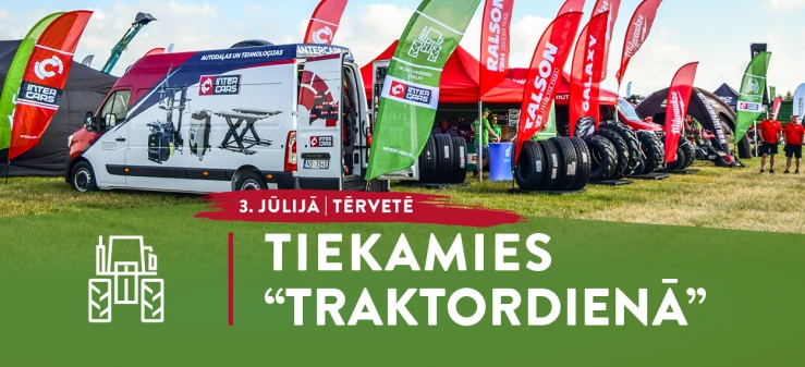 TRAKTORIDENA 2026 jau 3. jūlijā