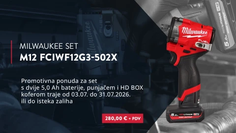 Milwaukee Stubby akcijska ponuda (03.07.-31.07.2026.)