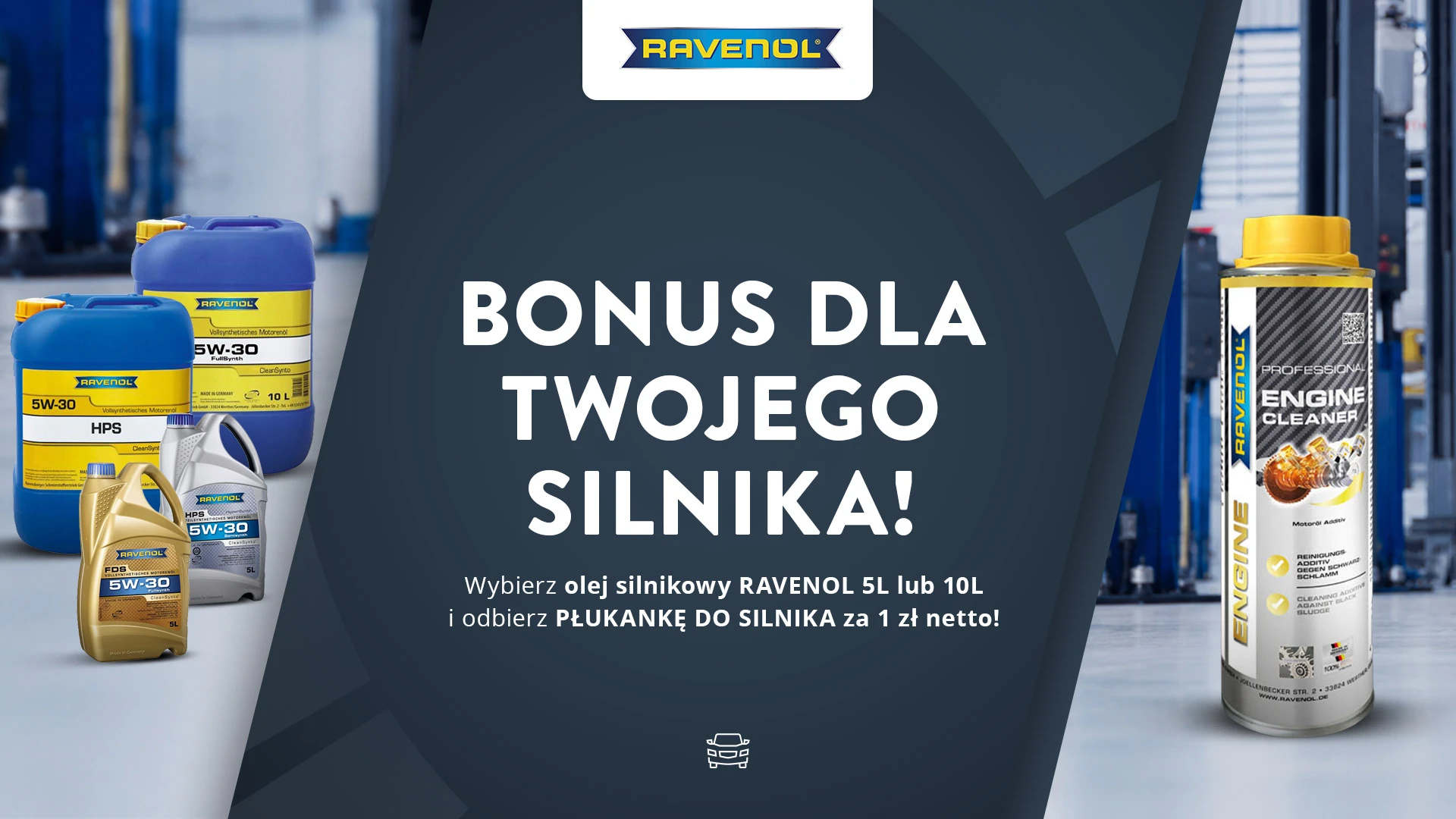Ravenol dba o czysty silnik