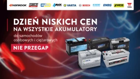 Dzień niskich cen na wszystkie akumulatory - osobowe i ciężarowe