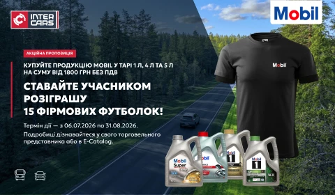 Акція MOBIL - розіграш 15 футболок