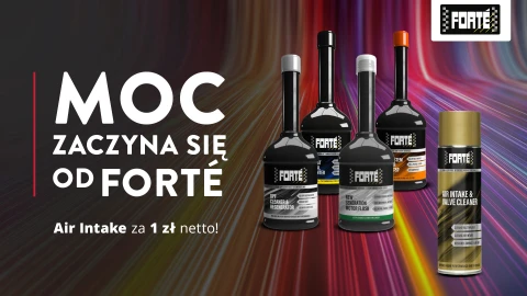 Moc zaczyna się od Forte - Air Intake za 1 zł netto!