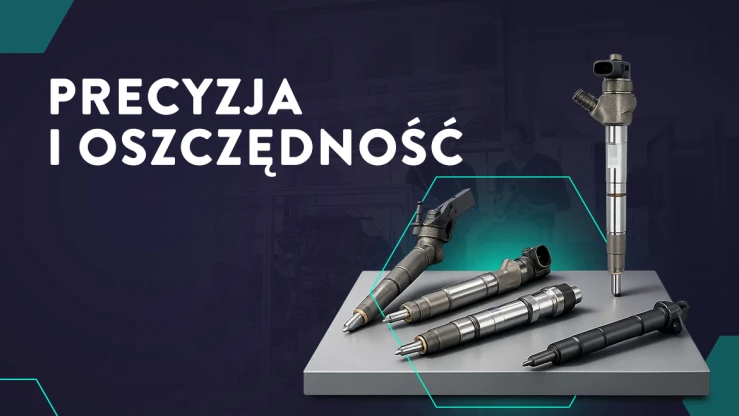 Wyświetlacz precyzyjnych wtryskiwaczy paliwa Zbiór precyzyjnych wtryskiwaczy paliwa na powierzchni ekspozycji, podkreślający efektywność i oszczędności.