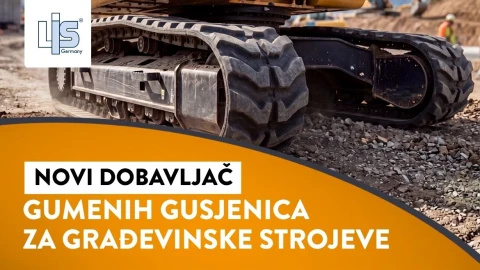 LINSer gumene gusjenice za građevinske strojeve