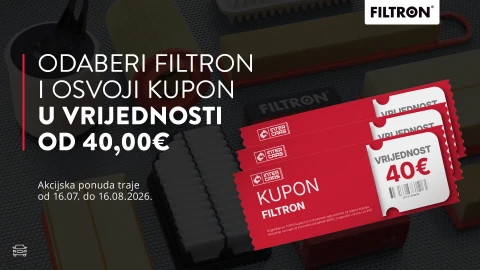 Filtron PKW promotivna ponuda filtera (16.07.2026.-16.08.2026.)