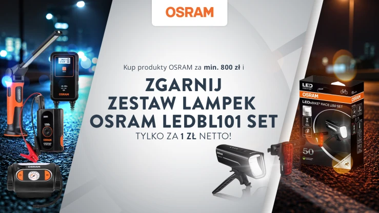 Kup produkty OSRAM i zgarnij zestaw lampek za 1 zł netto!