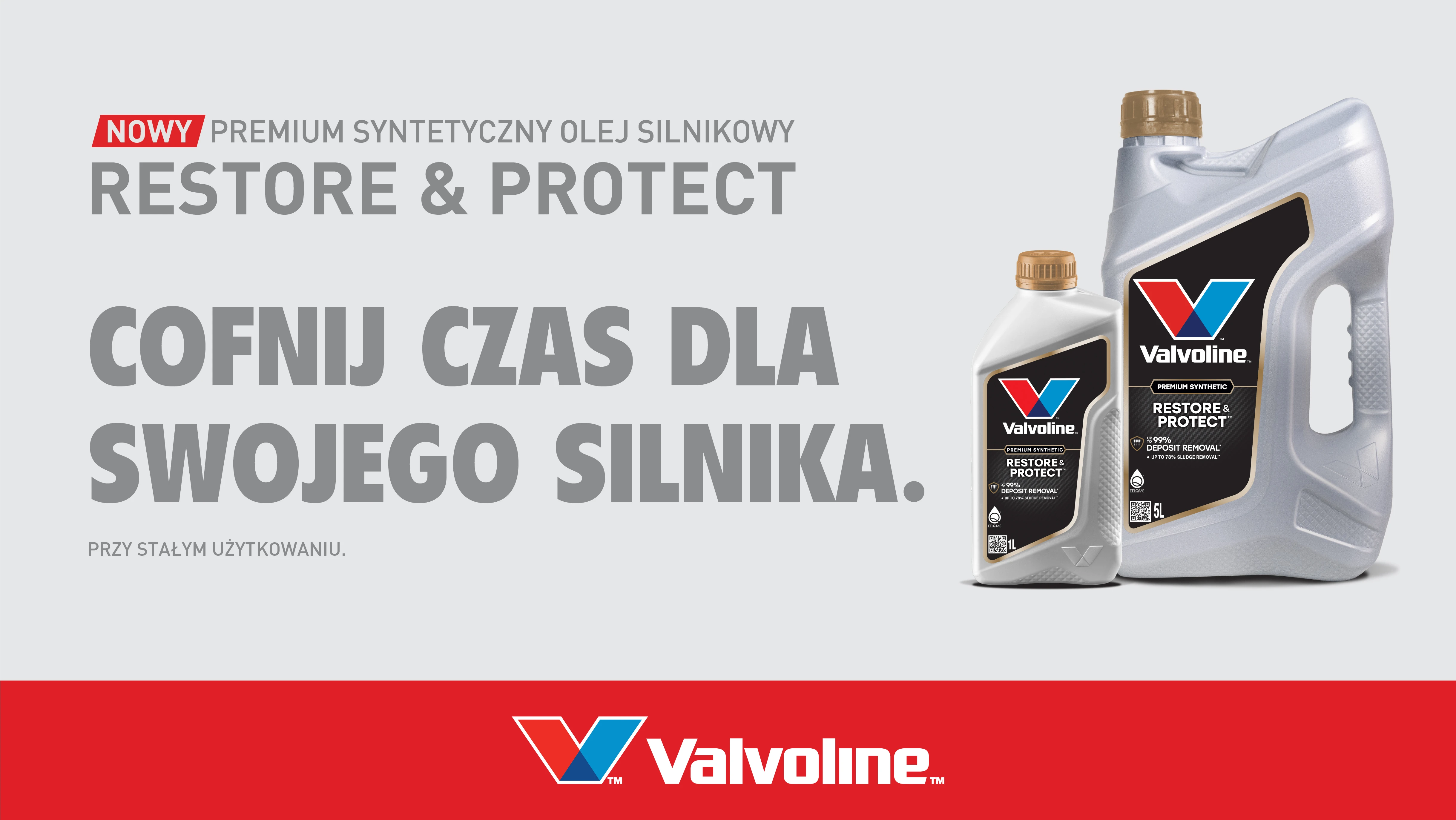 Cofnij czas dla swojego silnika - olej Restore & Protect od Valvoline