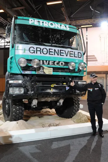 Iveco Trakker Dakar na Targach Intermat 2012
