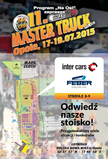 Odwiedź stoisko Inter Cars na 11 Zlocie Master Truck