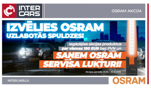 OSRAM akcijas 1. mēneša uzvarētāji noteikti!