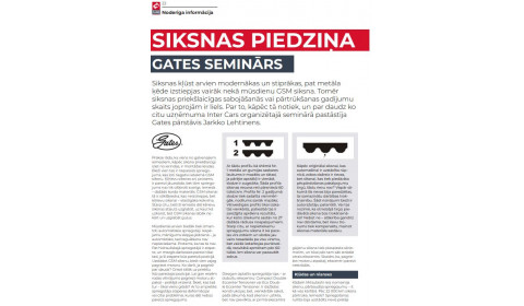 GATES / Siksnas piedziņa