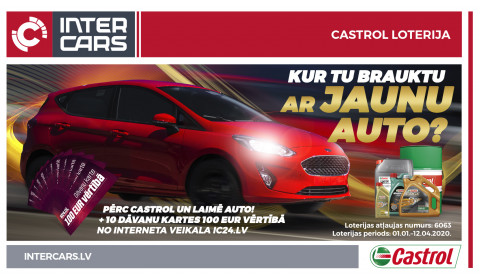 CASTROL loterijas izloze pārcelta!