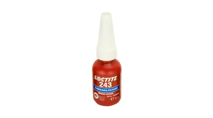 sriegio fiksatorius loctite 243.jpg Sriegio fiksatorius LOCTITE 243, skirtas srieginėms jungtims fiksuoti.