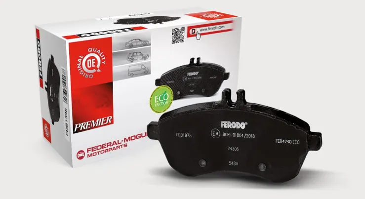 ferodo stabdžių trinkelės.jpg „Eco friction“ suteikia veiksmingą ir ekologišką stabdymą