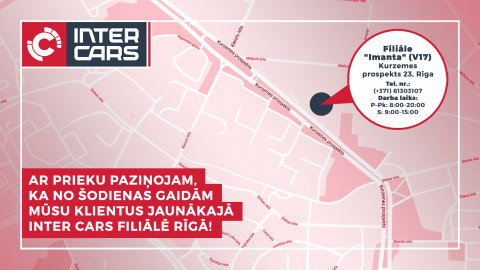 Atklāta jauna Inter Cars filiāle Rīgā!