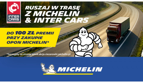 Ruszaj w trasę z Michelin i Inter Cars i odbierz premię zakupową!