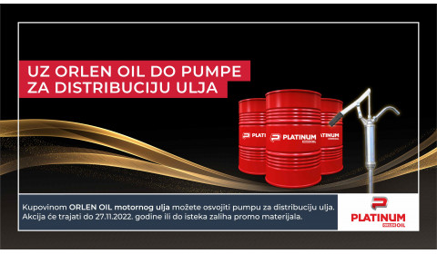 Uz ORLEN OIL do pumpe za distribuciju ulja