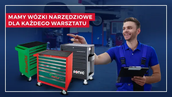 Wózki narzędziowe do warsztatu